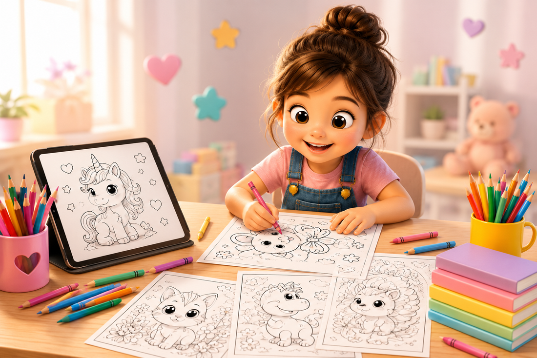 Why Are Digital Coloring Books the Perfect Educational Gift for Kids?