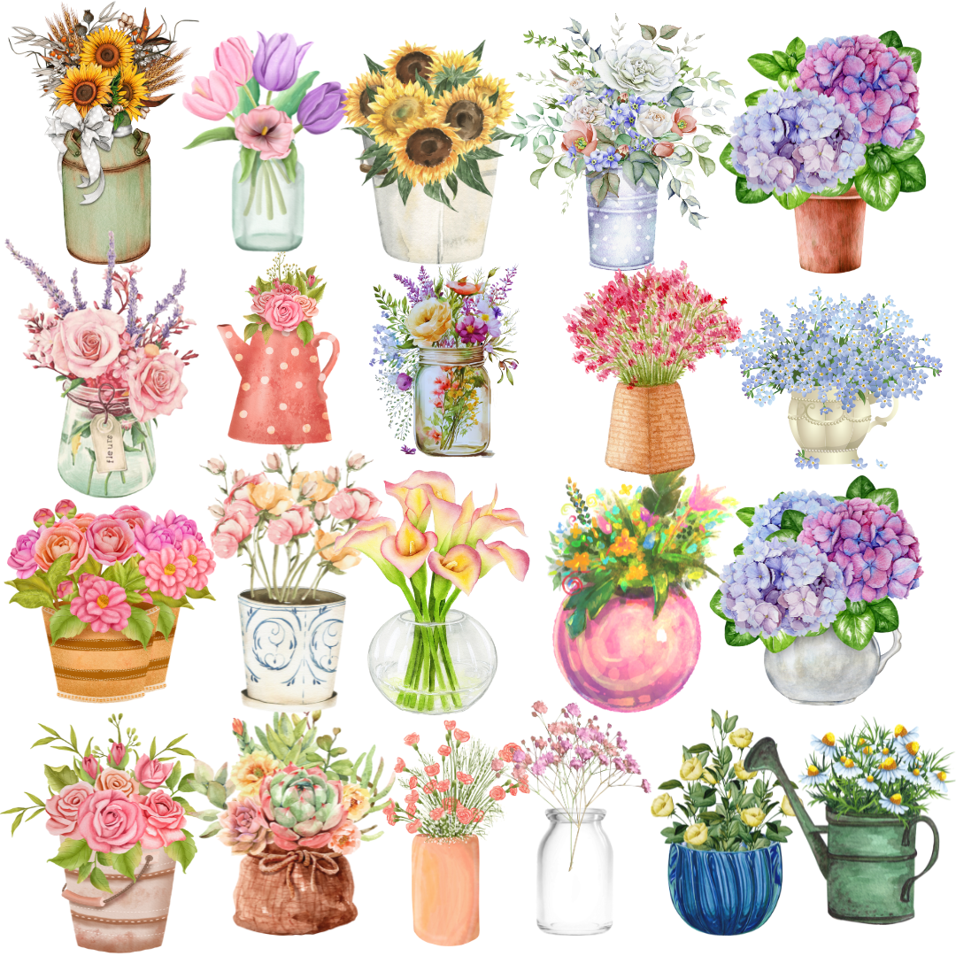 120 Floral Mega Bundle