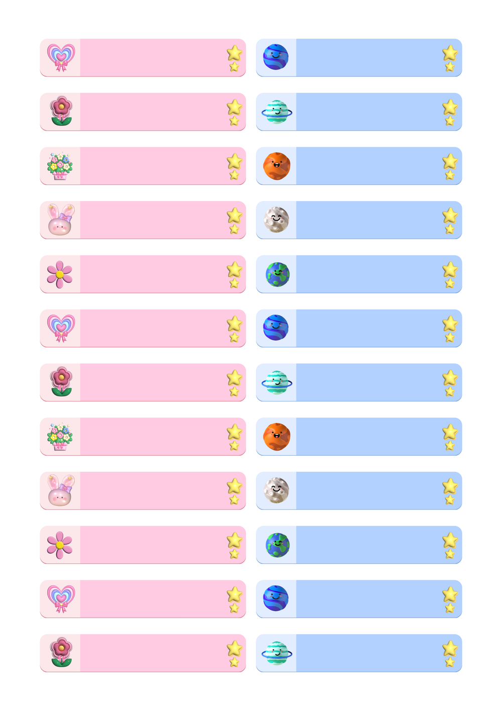 School Style – Étiquettes &amp; Stickers pour Fournitures Scolaires – page 16