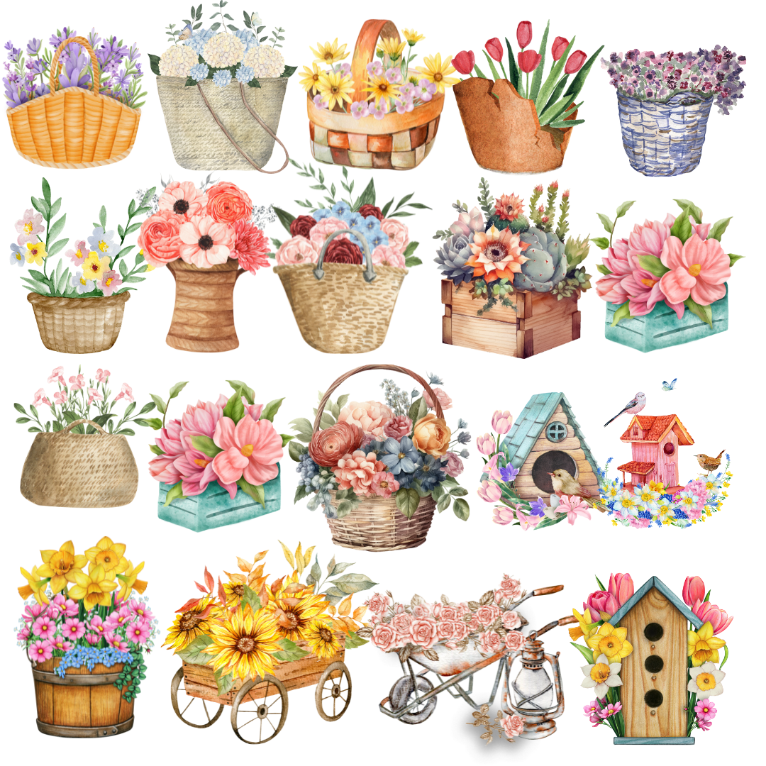 120 Floral Mega Bundle