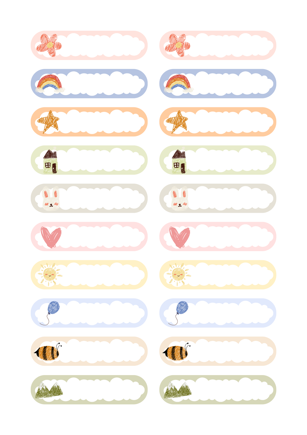 School Style – Étiquettes &amp; Stickers pour Fournitures Scolaires – page 9
