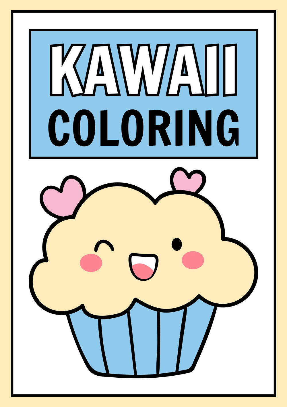 Kawaii World – cahier de coloriage kawaii – page 17