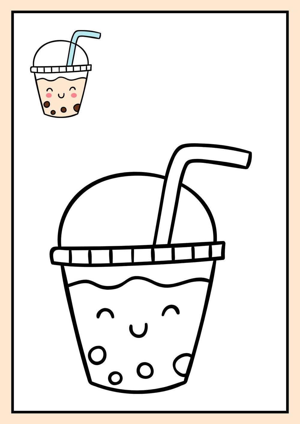 Kawaii World – cahier de coloriage kawaii – page 2