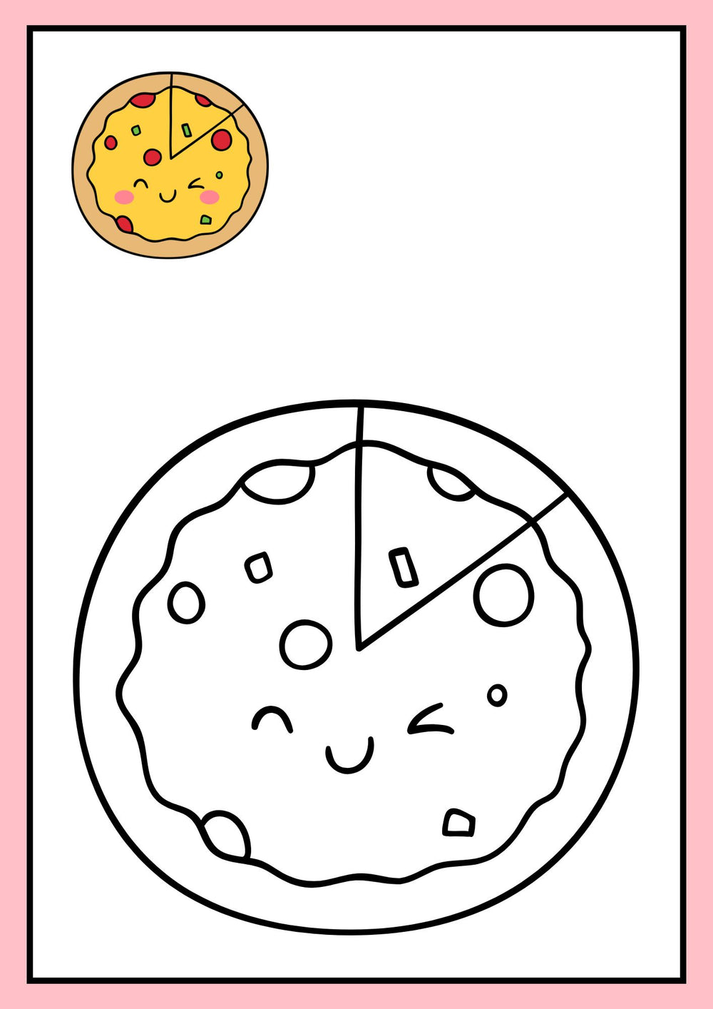 Kawaii World – cahier de coloriage kawaii – page 7