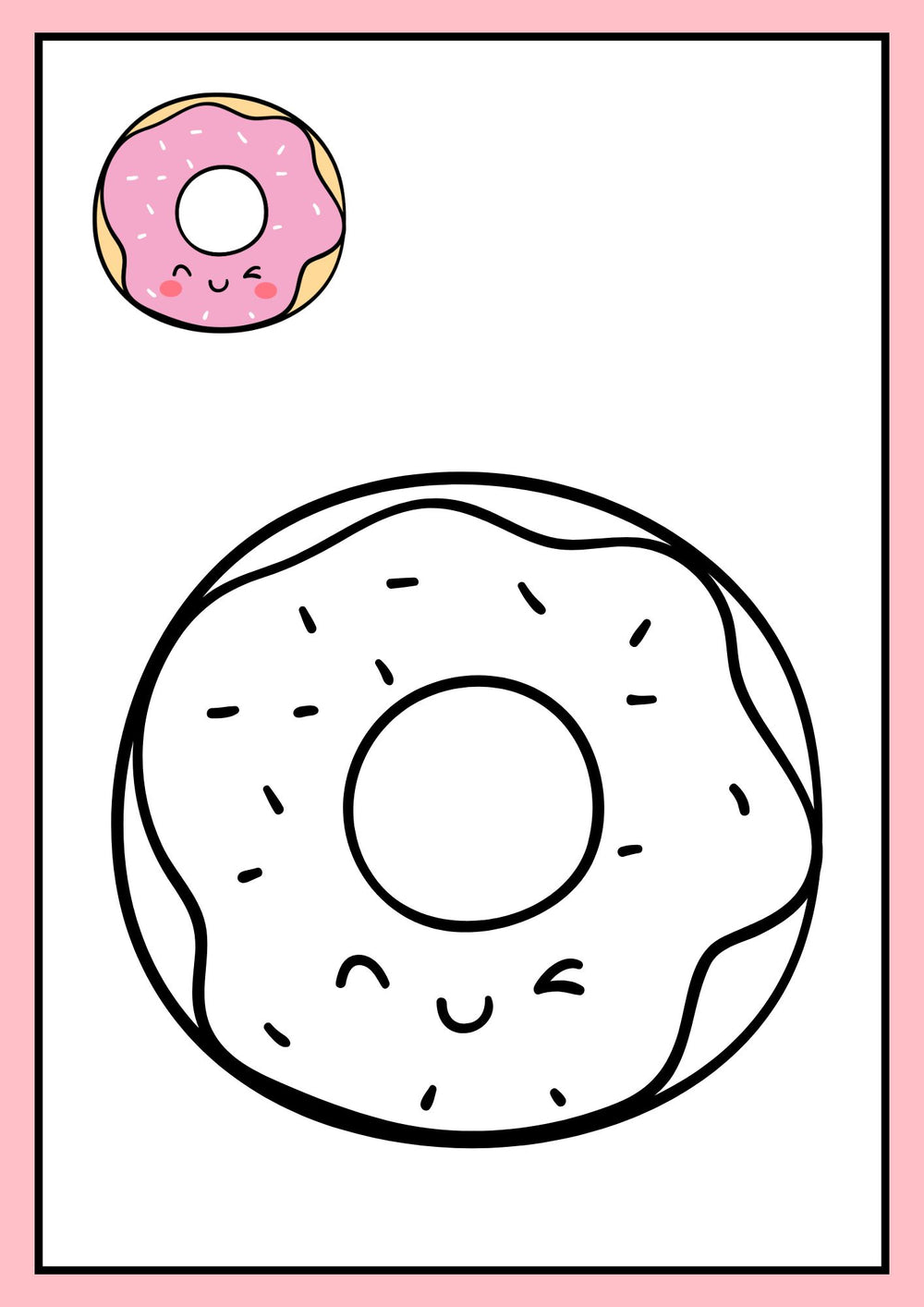 Kawaii World – cahier de coloriage kawaii – page 8
