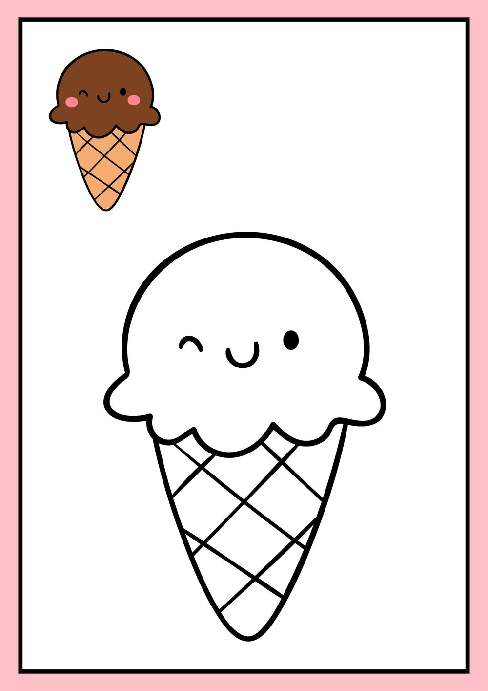 Kawaii World – cahier de coloriage kawaii – page 10