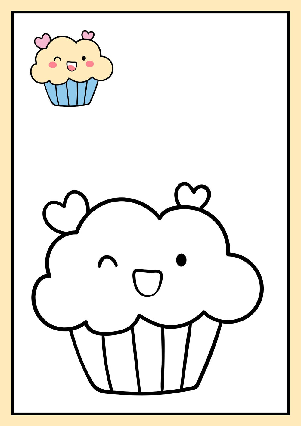 Kawaii World – cahier de coloriage kawaii – page 11