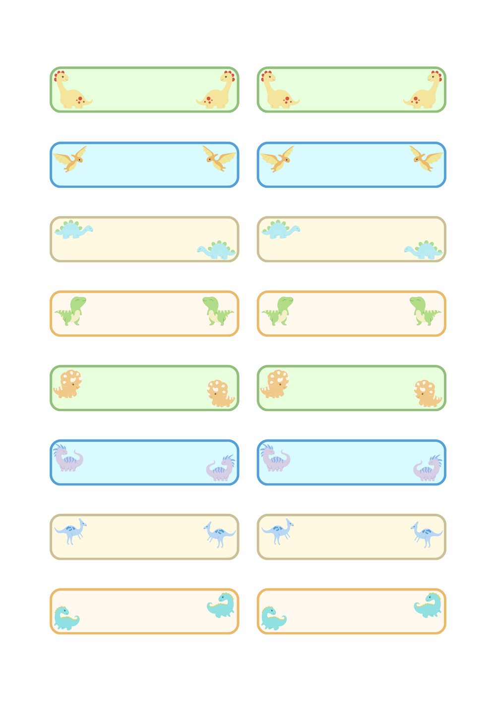 School Style – Étiquettes &amp; Stickers pour Fournitures Scolaires – page 1