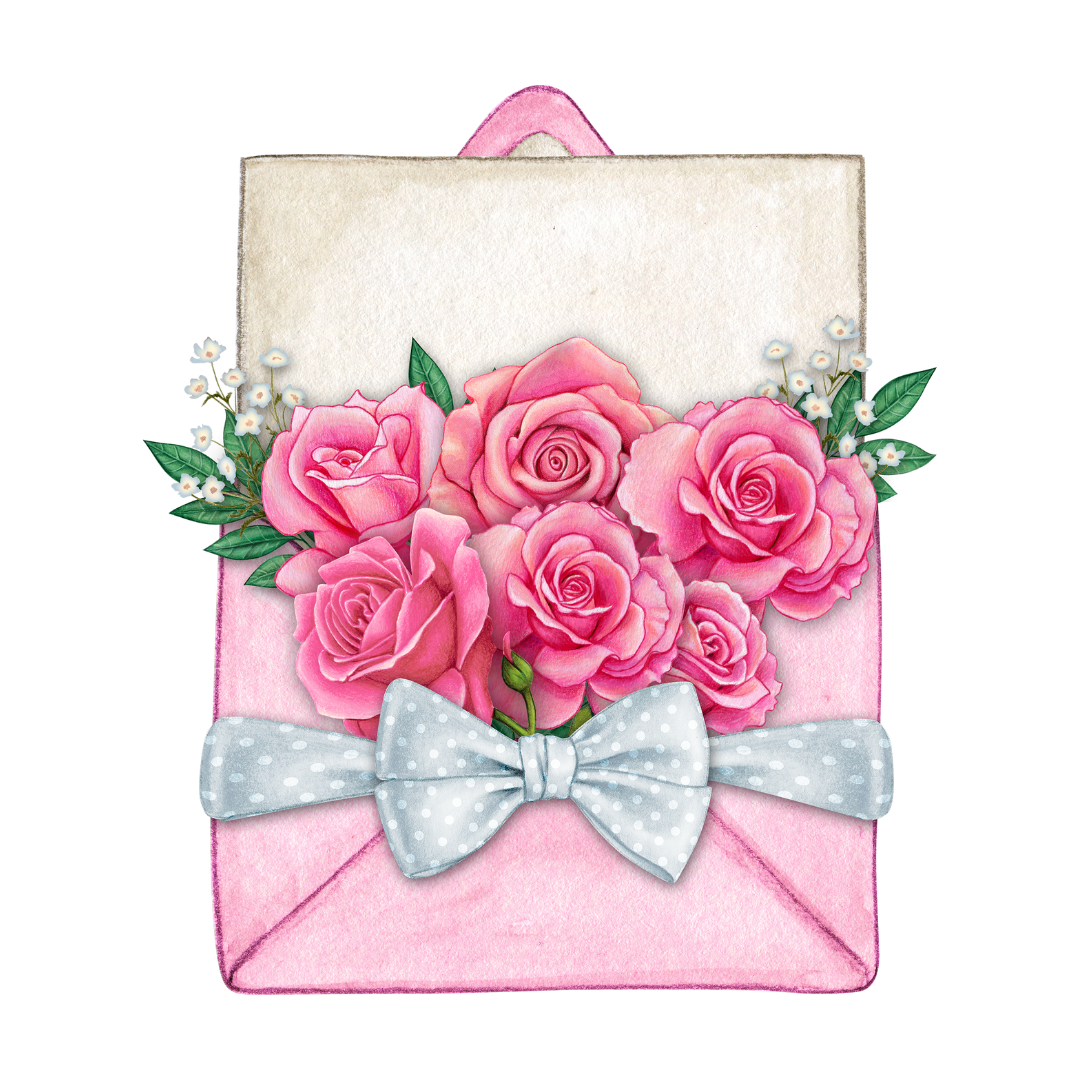 70 Floral Envelope & Letter Cliparts – Mega PNG/PDF Pack – T-shirt & Print Ready