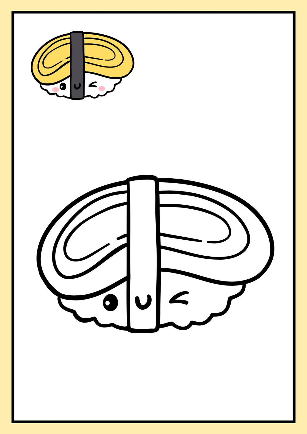 Kawaii World – cahier de coloriage kawaii – page 16