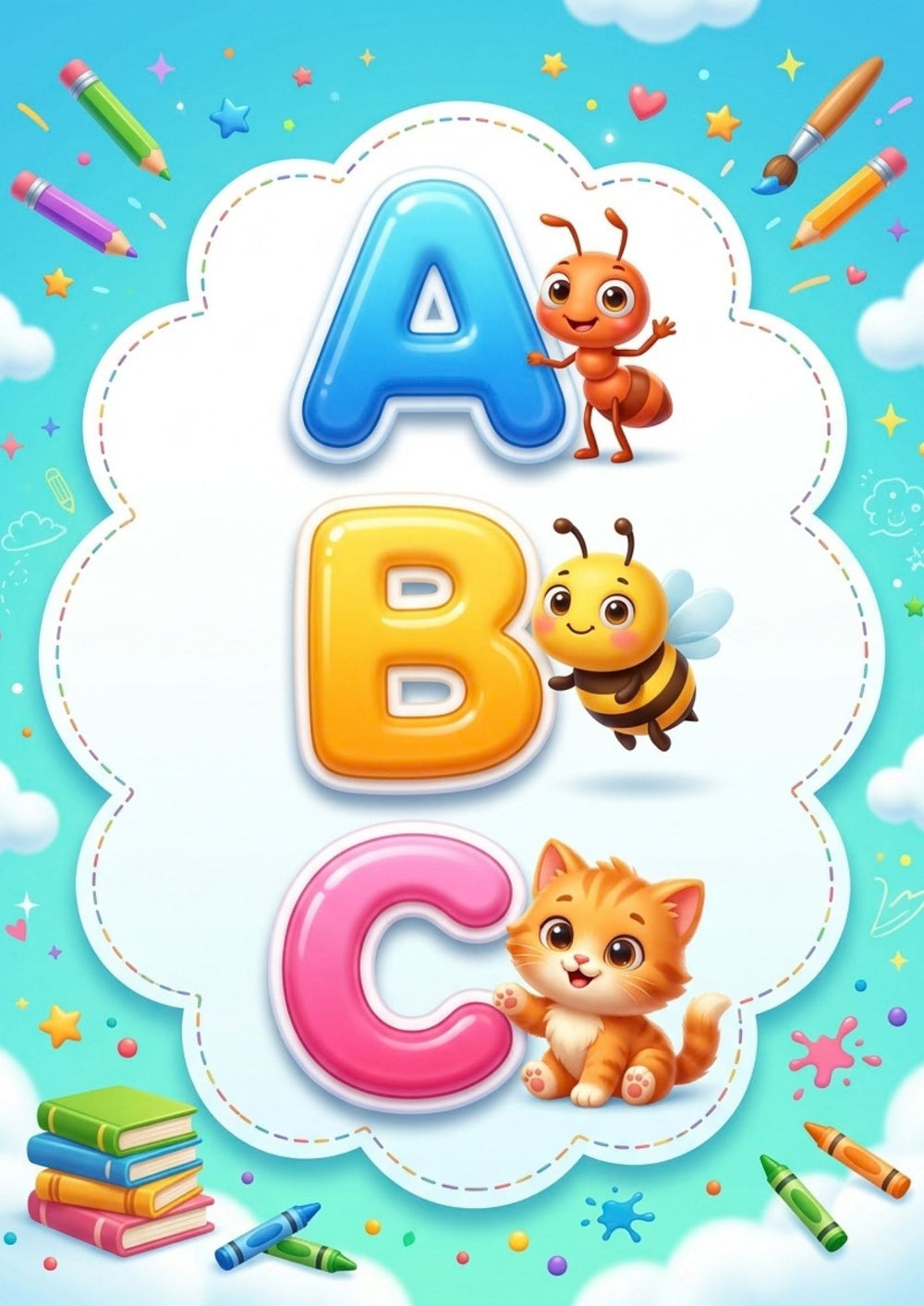ABC des Enfants – Découvre un Mot pour Chaque Lettre – page 1