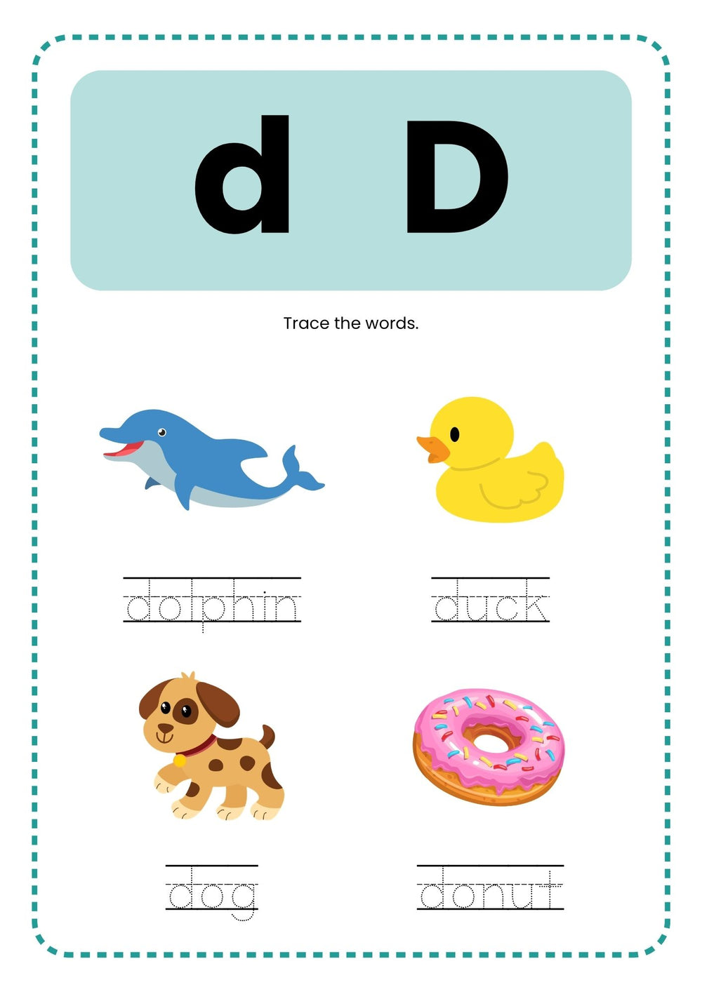 ABC des Enfants – Découvre un Mot pour Chaque Lettre – page 8