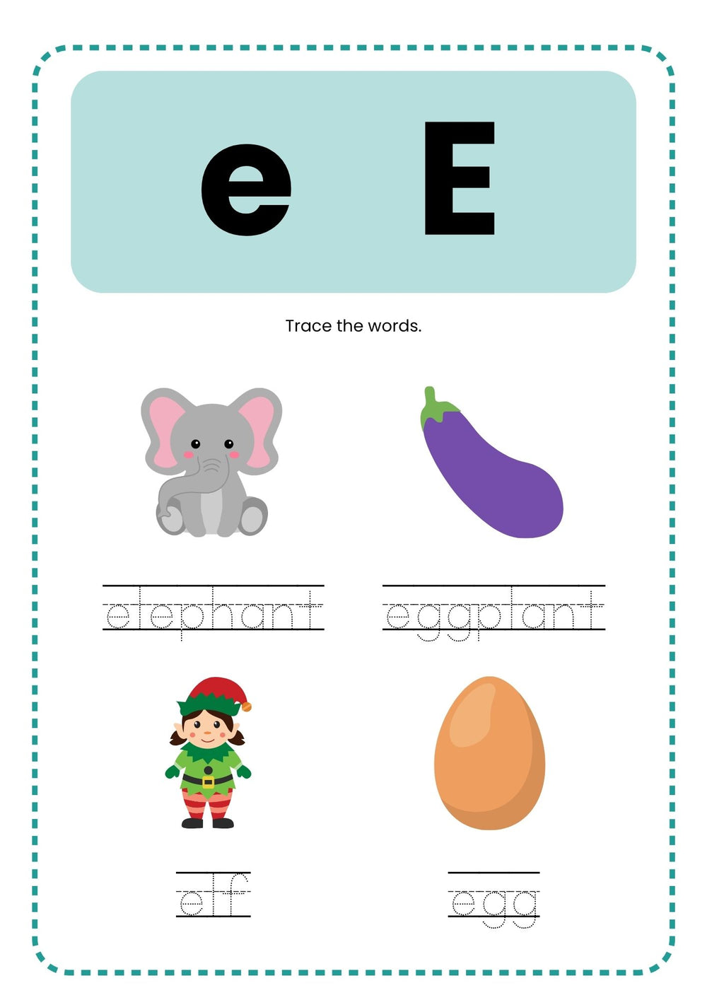 ABC des Enfants – Découvre un Mot pour Chaque Lettre – page 9