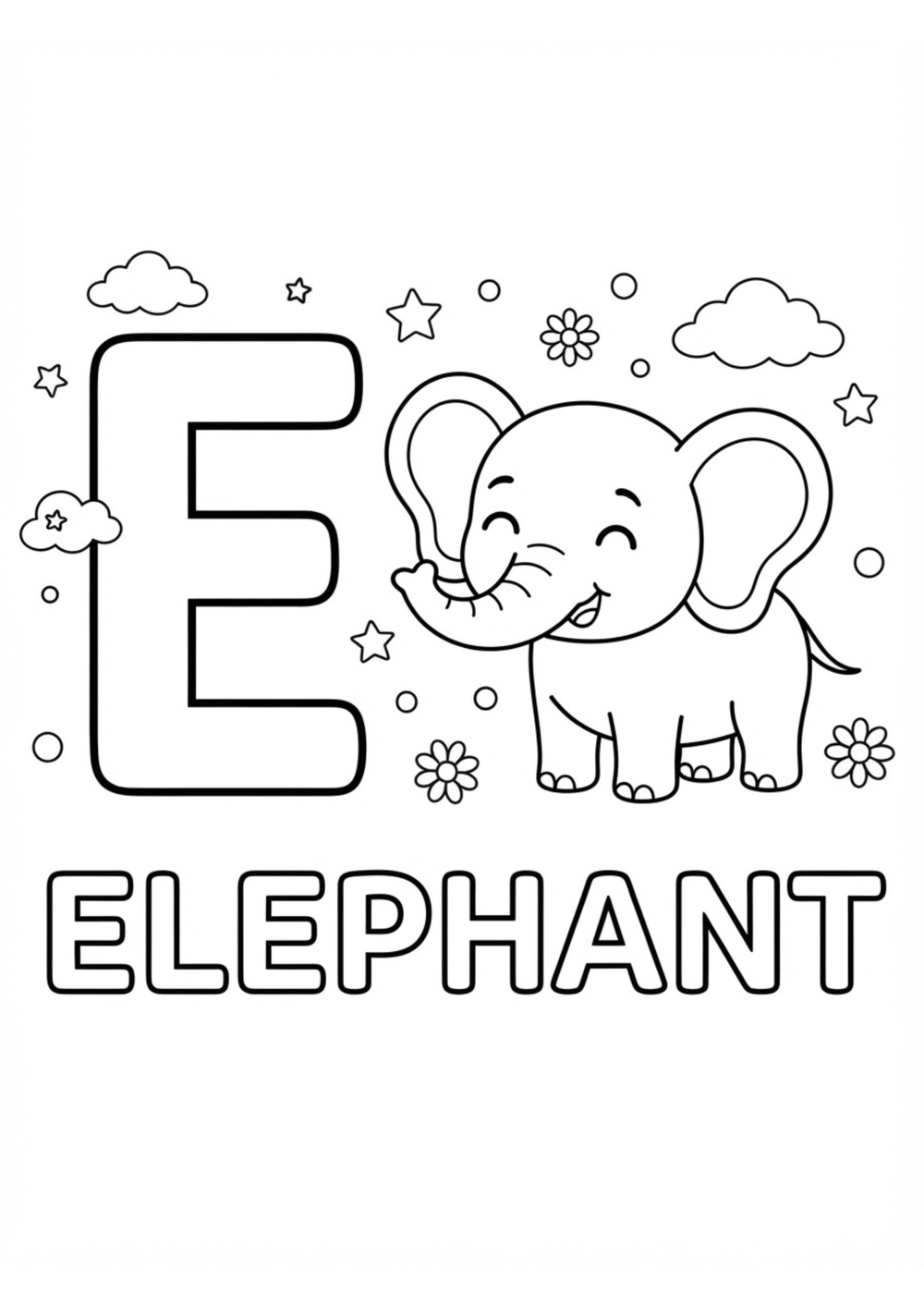 Mon Petit Abécédaire à Colorier – Apprendre l’Alphabet en S’Amusant – page 6