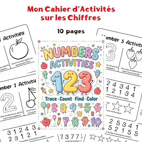 Mon Cahier d’Activités sur les Chiffres