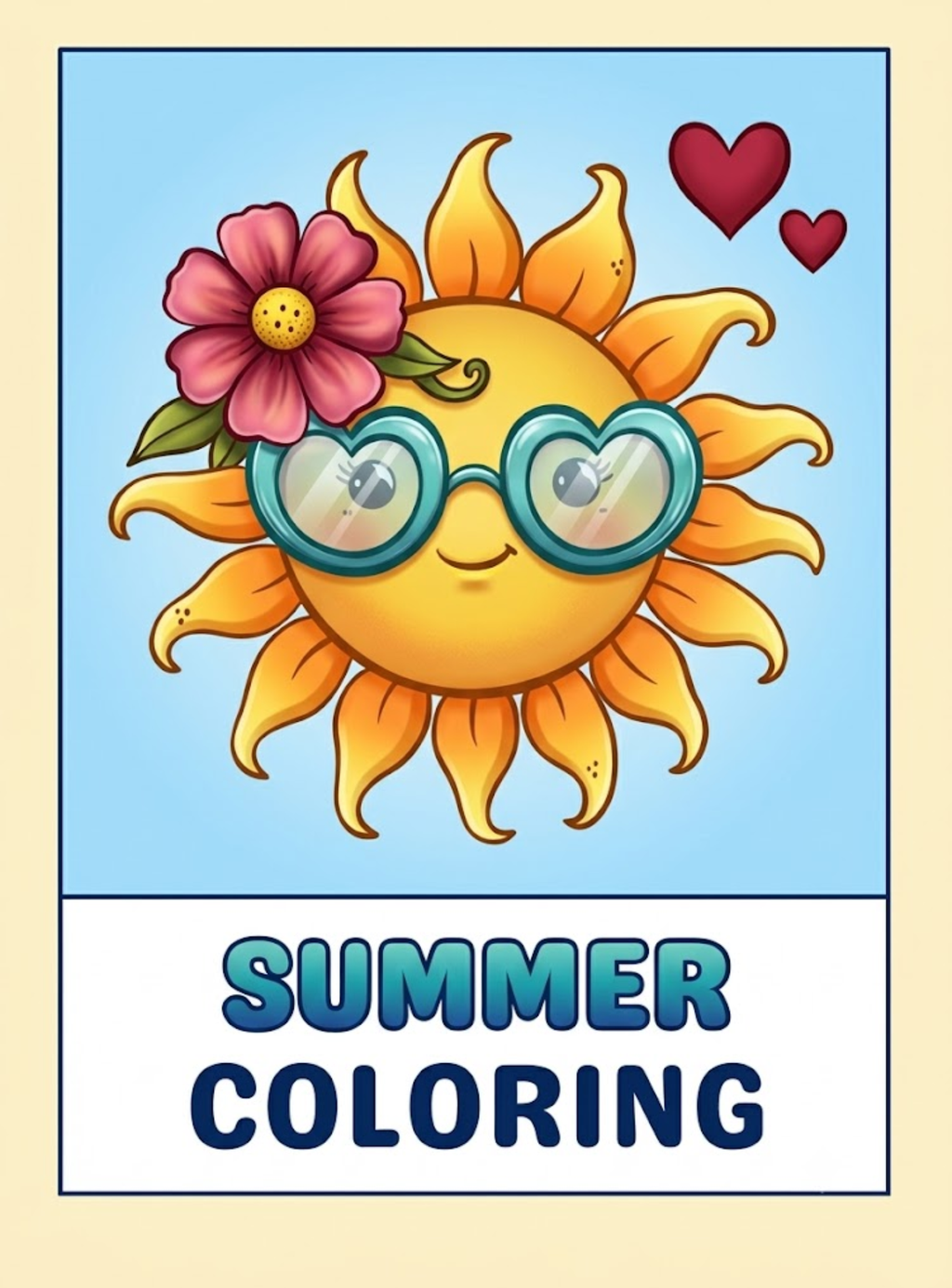 Summer Coloring Workbook