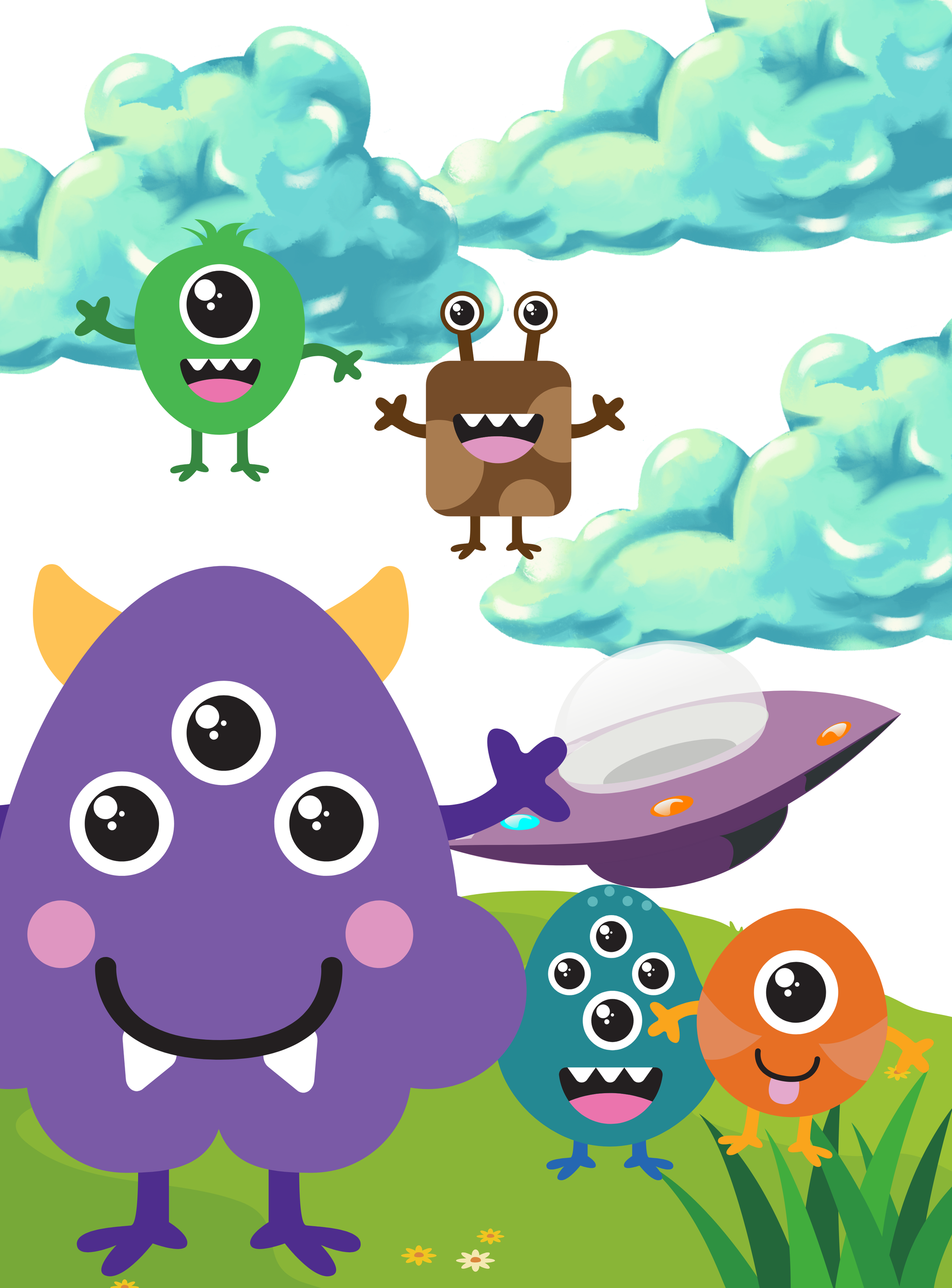 Monsters Coloring & Tracing Booklet | Educational Activity Book