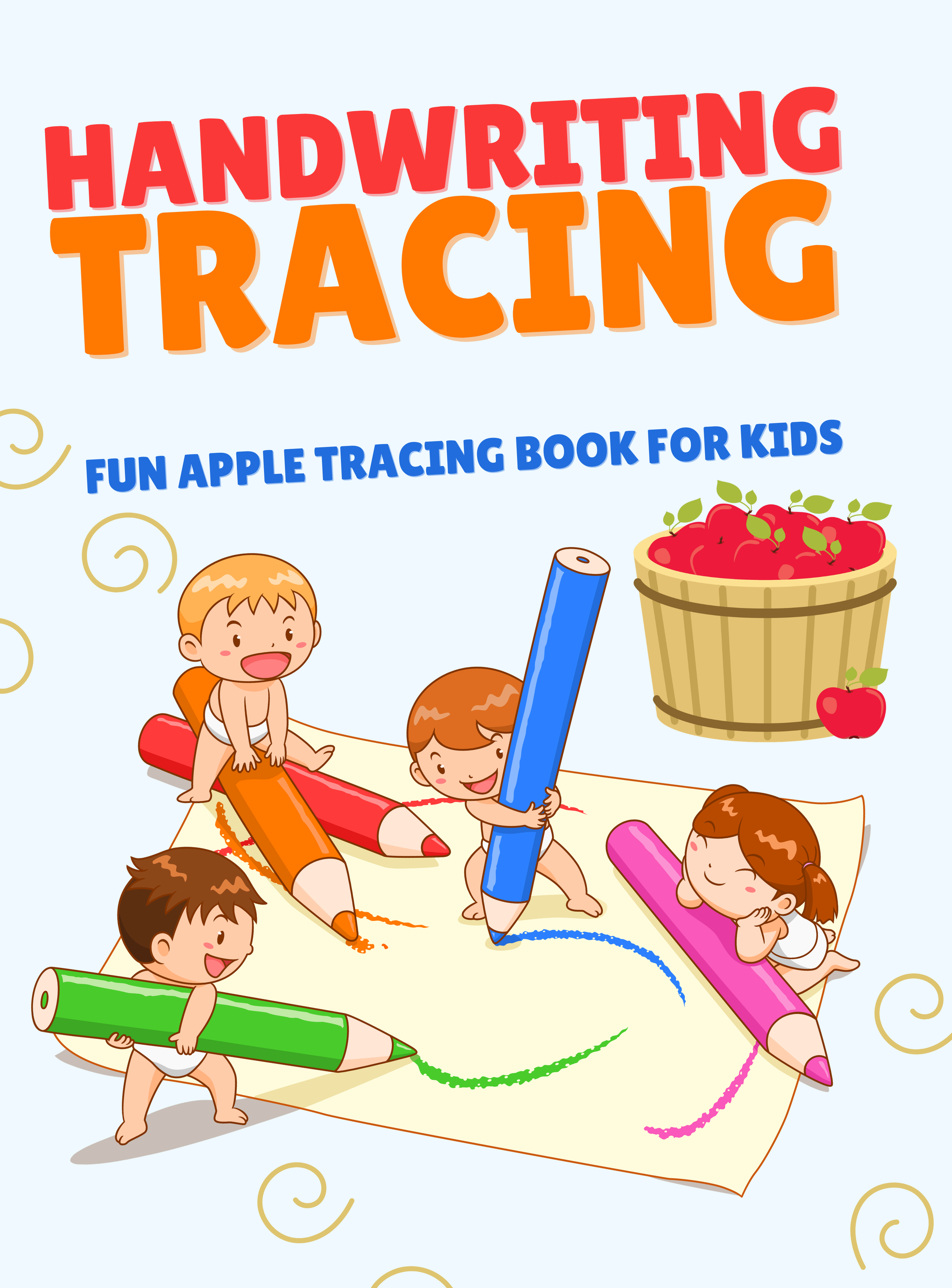 Handwriting Tracing | Fun Apple Tracing Book for Kids
