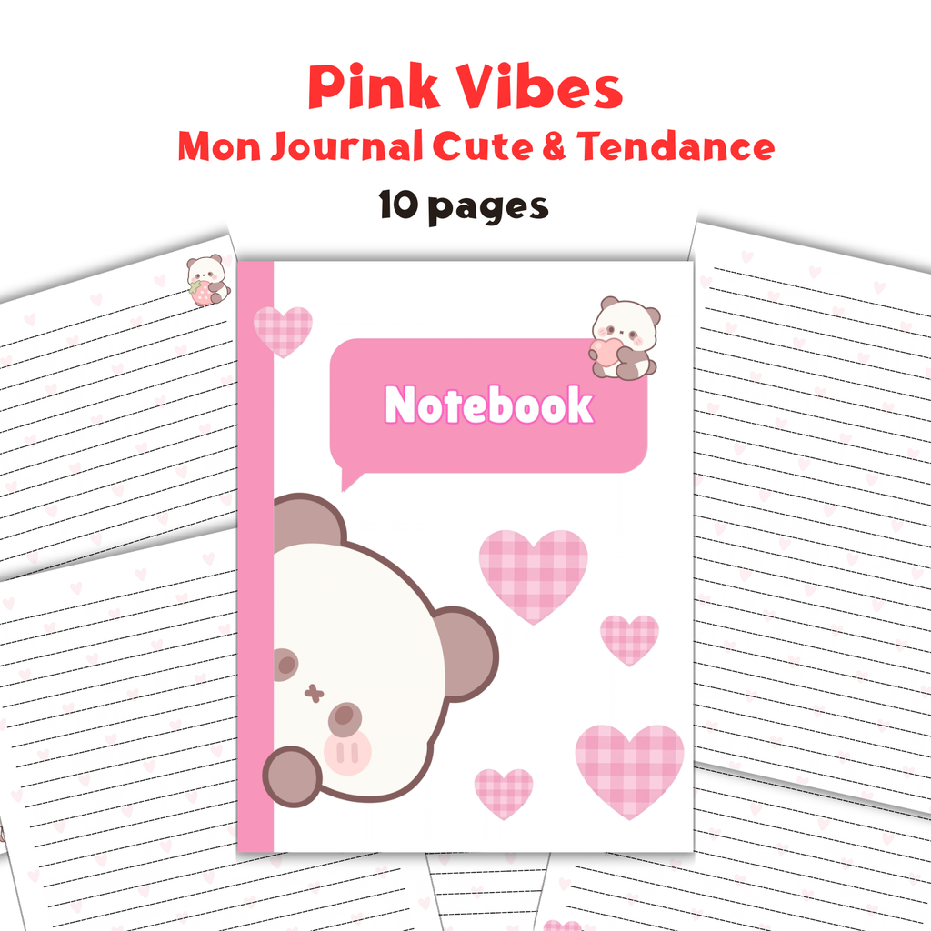 Pink Vibes – Mon Journal Cute & Tendance