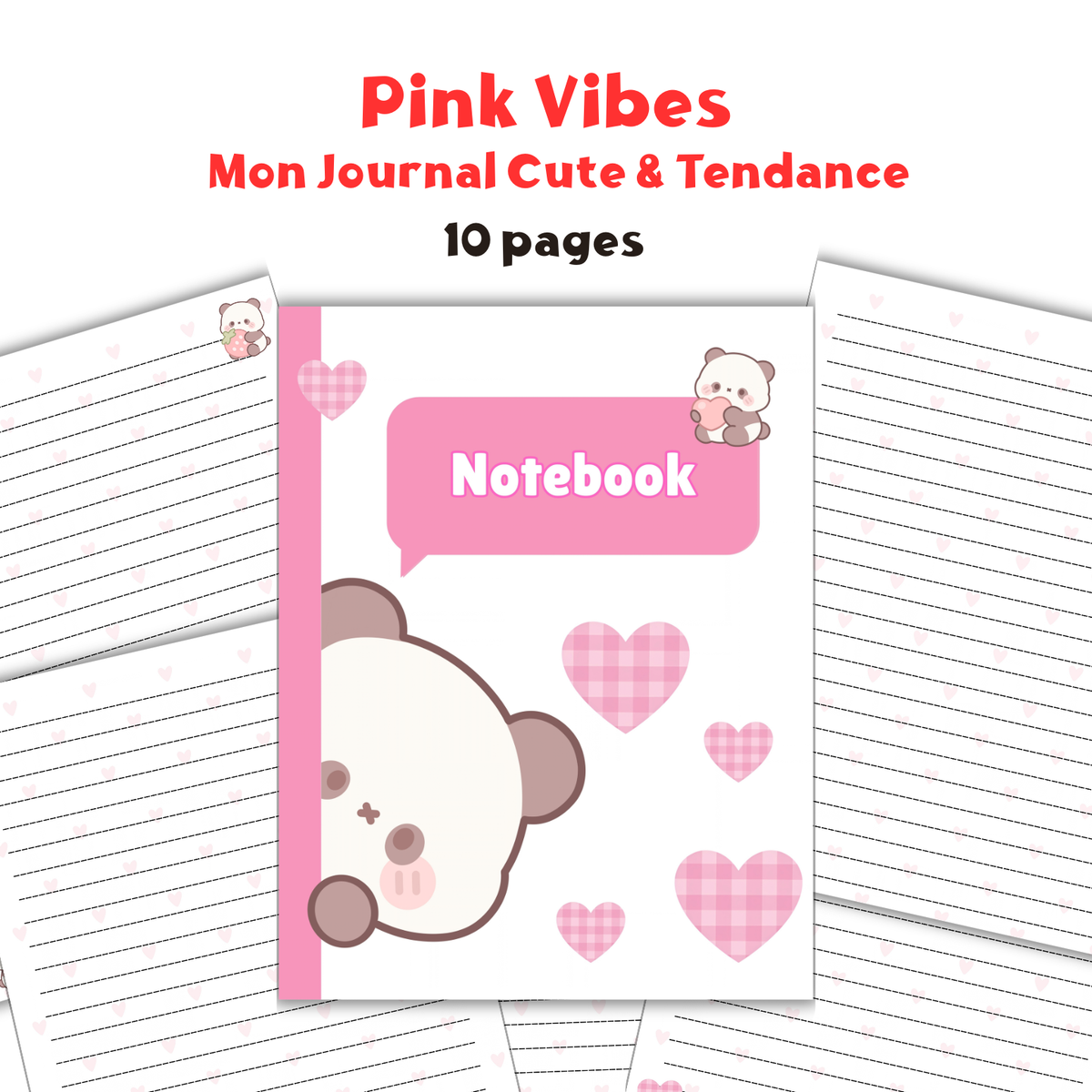 Pink Vibes – Mon Journal Cute & Tendance