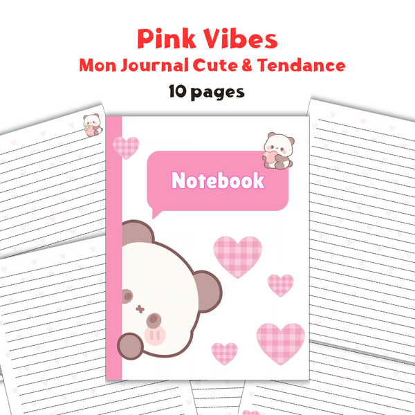 Pink Vibes – Mon Journal Cute & Tendance