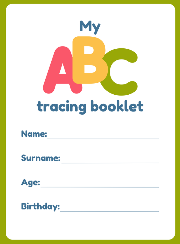 Mon cahier de traçage de l’alphabet anglais – Exercices ABC