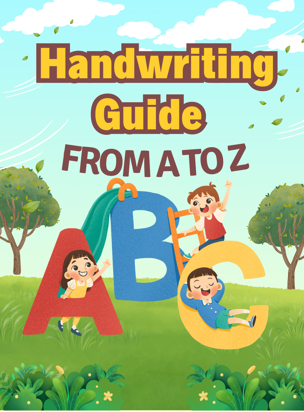 Handwriting Guide From A To Z | English Alphabet Practice
