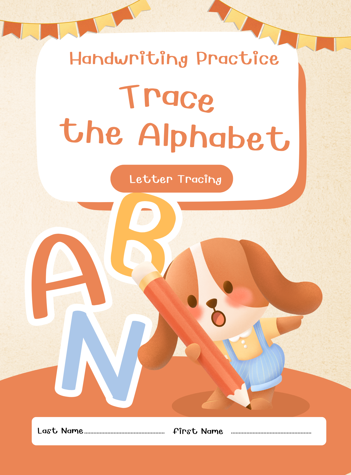 Trace the Alphabet: Letter Formation Handwriting Practice - English Edition