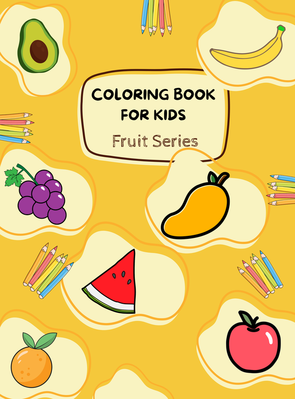 Cahier d’activités – Les fruits : coloriage & découverte | Édition anglaise