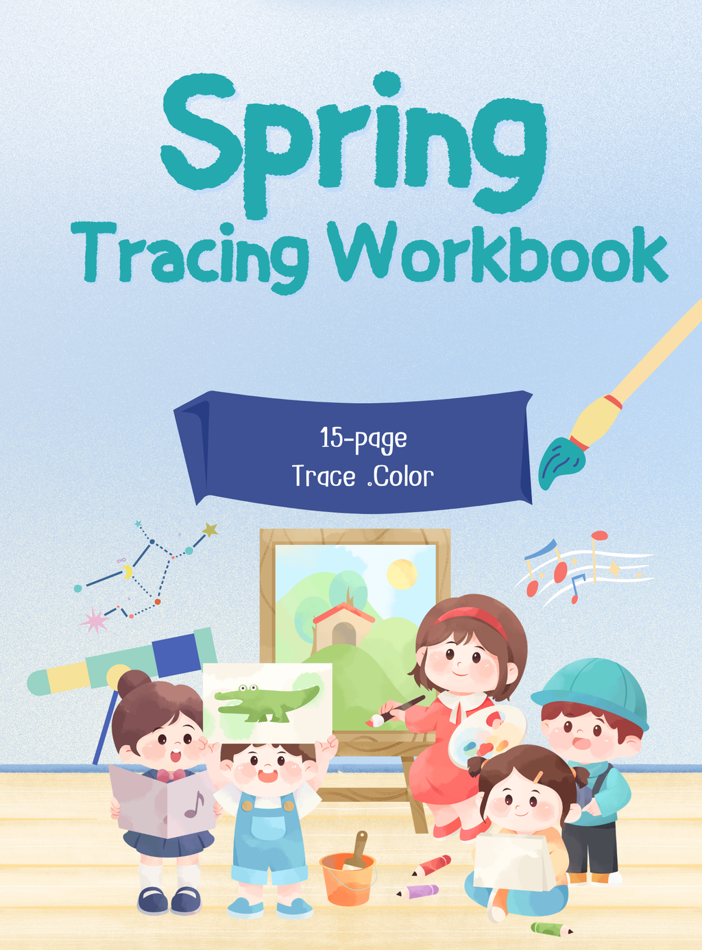 Spring Tracing Workbook