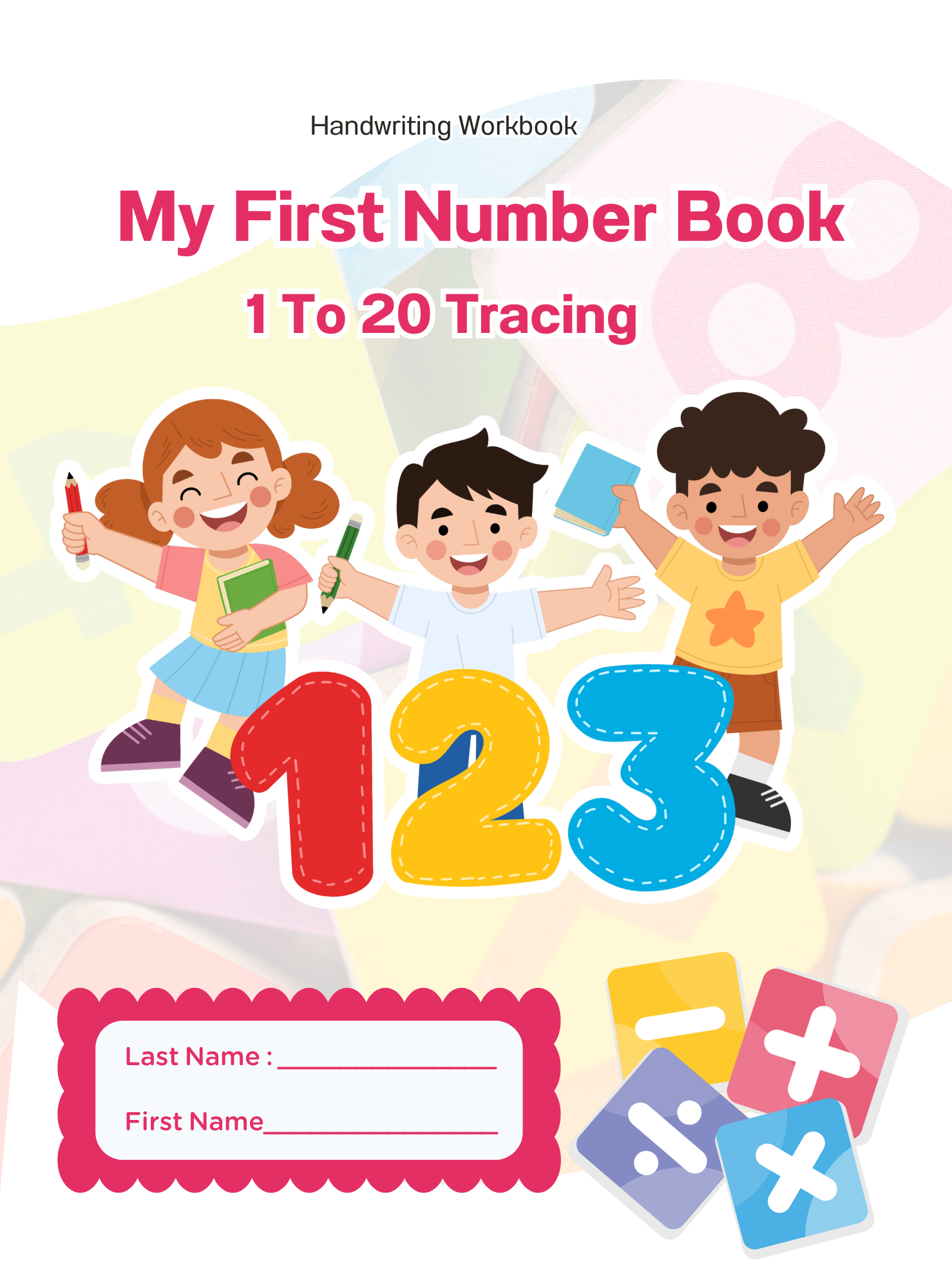 My First Number Book: 1 to 20 Tracing & Exercises - English Edition
