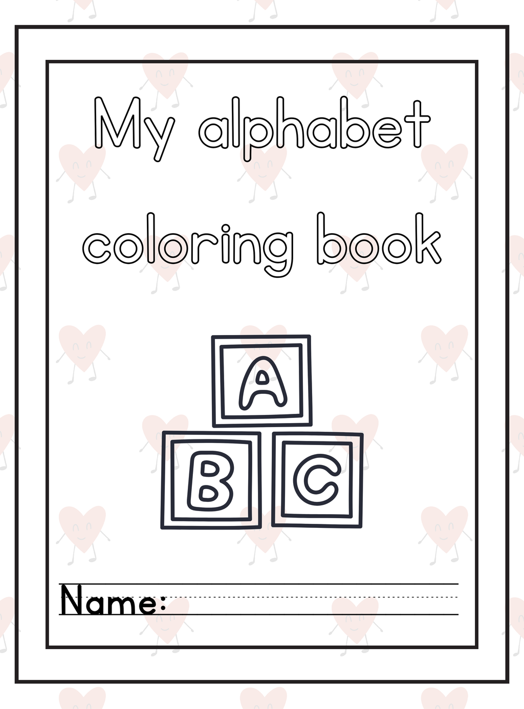 My Alphabet Coloring Book | English Letter Tracing & Learning