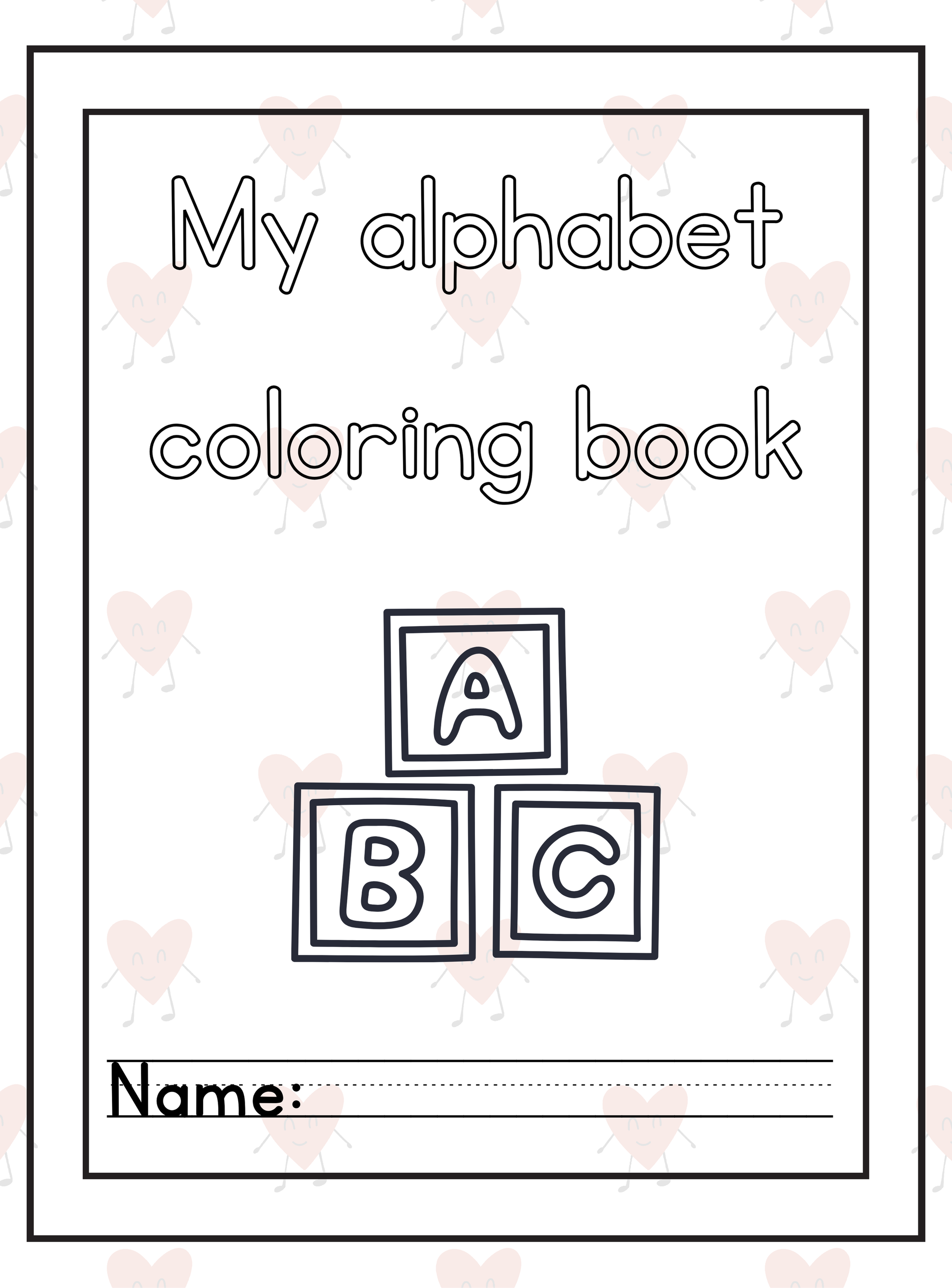 My Alphabet Coloring Book | English Letter Tracing & Learning