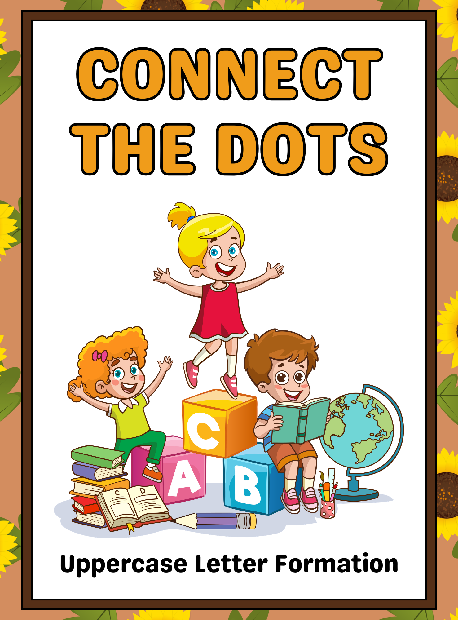 Connect The Dots | Uppercase Letter Formation Workbook