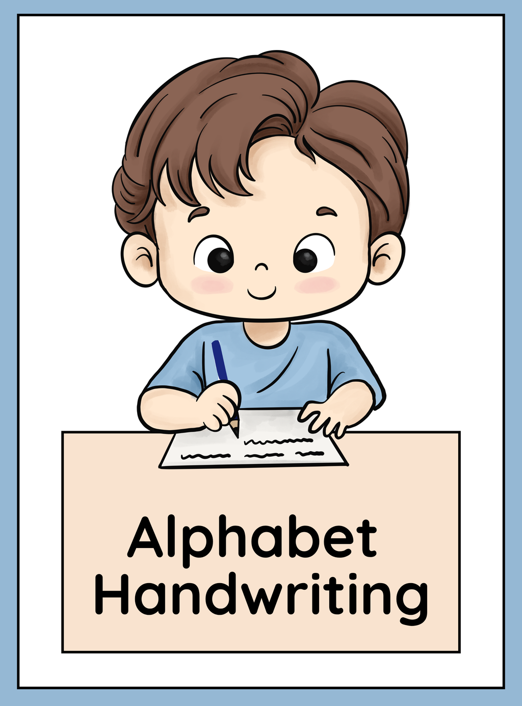 Alphabet Handwriting Practice Workbook | English Letter Tracing