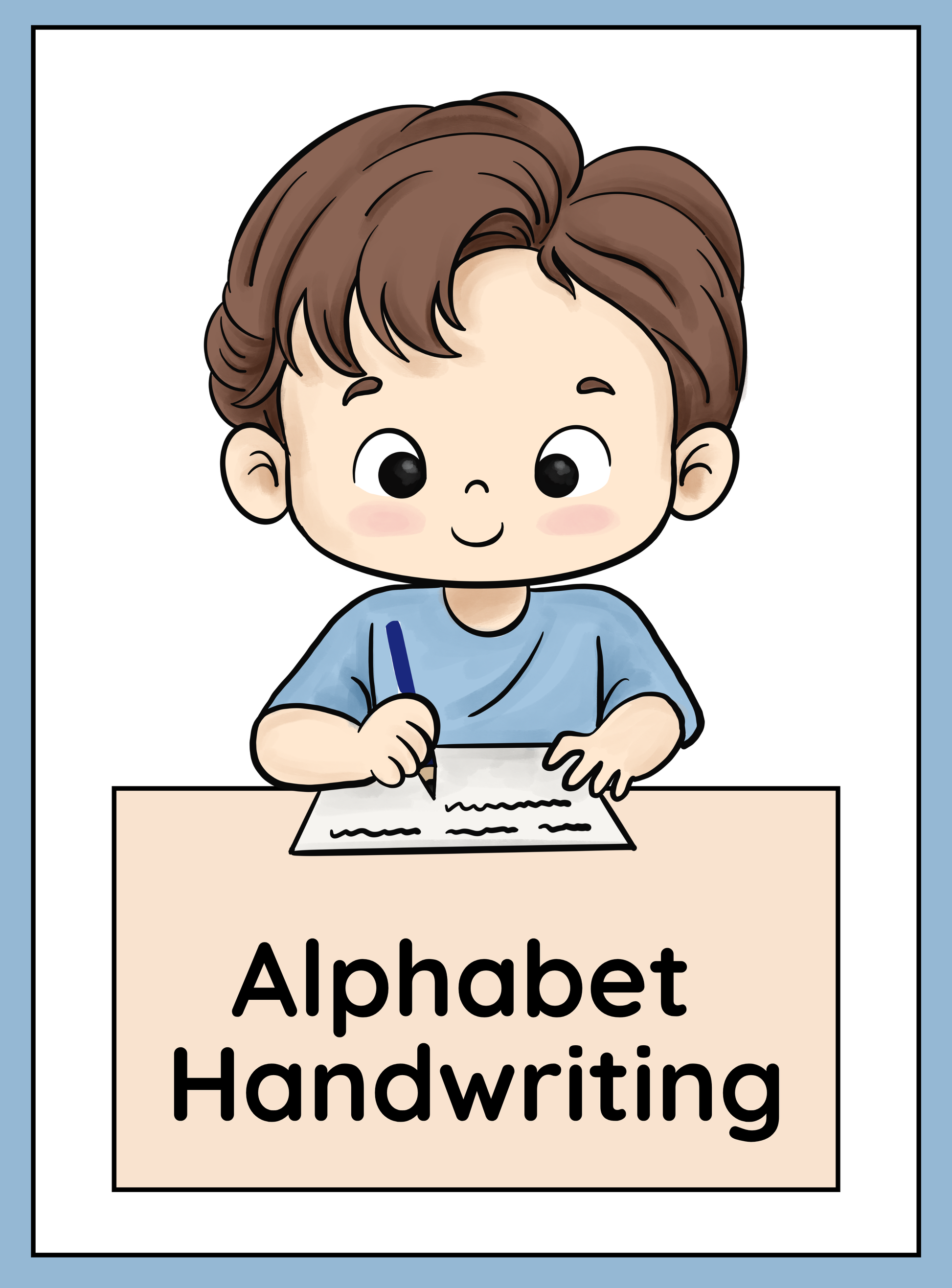 Alphabet Handwriting Practice Workbook | English Letter Tracing