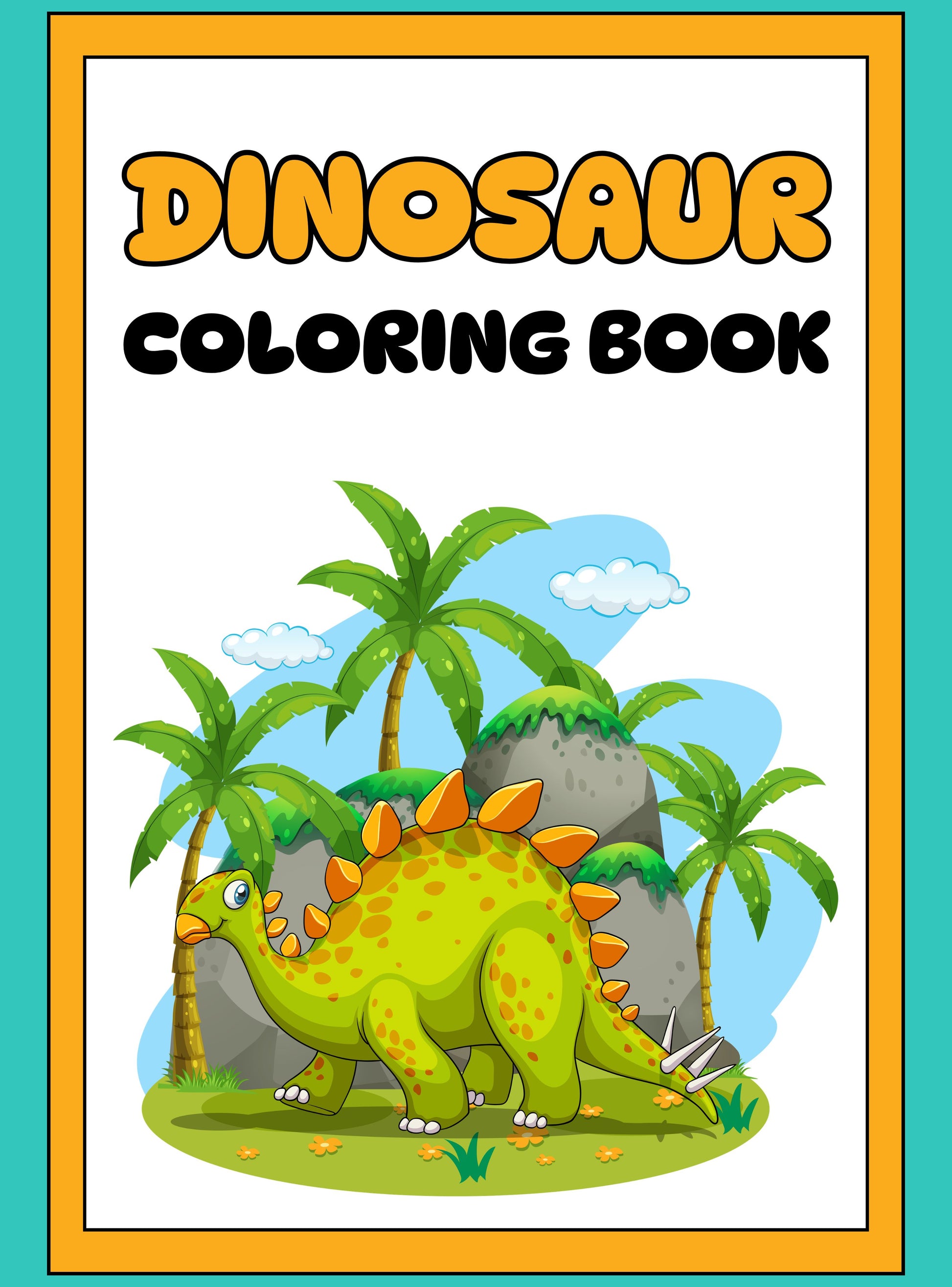 Dinosaur Coloring Book | English Educational Activity Book
