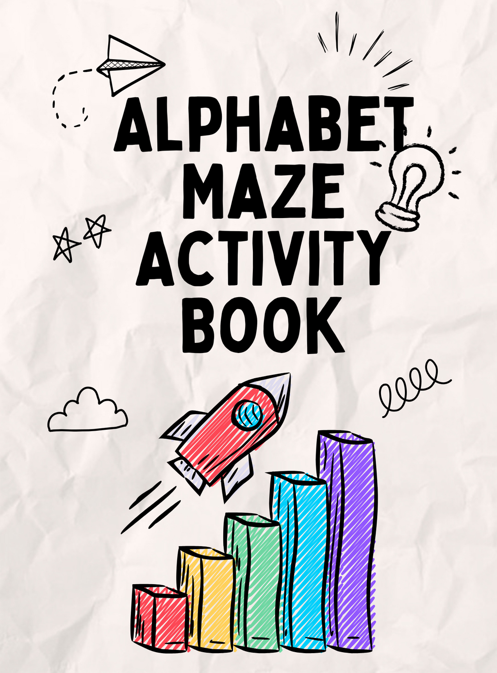 Alphabet Maze Activity Book | Unicorn Rainbow Quest