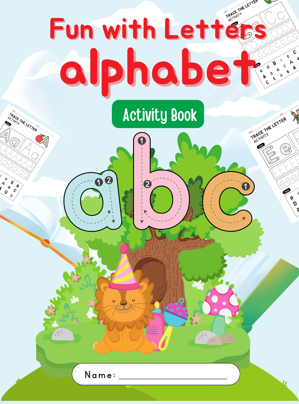 Cahier d’activités de l’alphabet – Traçage et reconnaissance des lettres | Édition anglaise