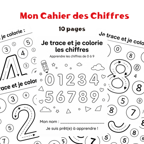 Mon Cahier de Traçage et de Coloriage