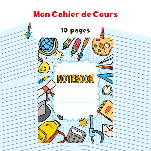 Mon Cahier de Cours – Organisation et Révisions Toutes Matières