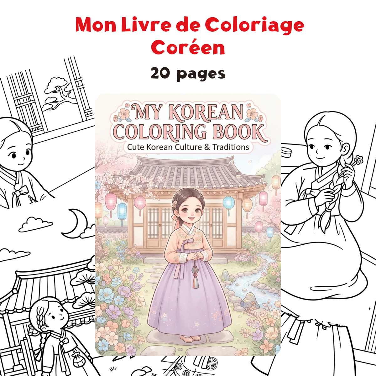 Mon Livre de Coloriage Coréen