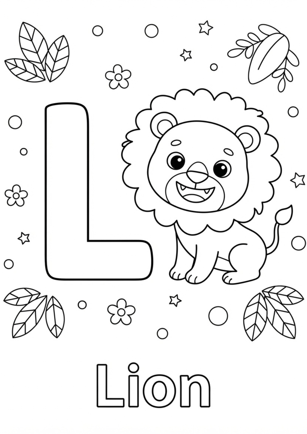 Mon Petit Abécédaire à Colorier – Apprendre l’Alphabet en S’Amusant – page 10