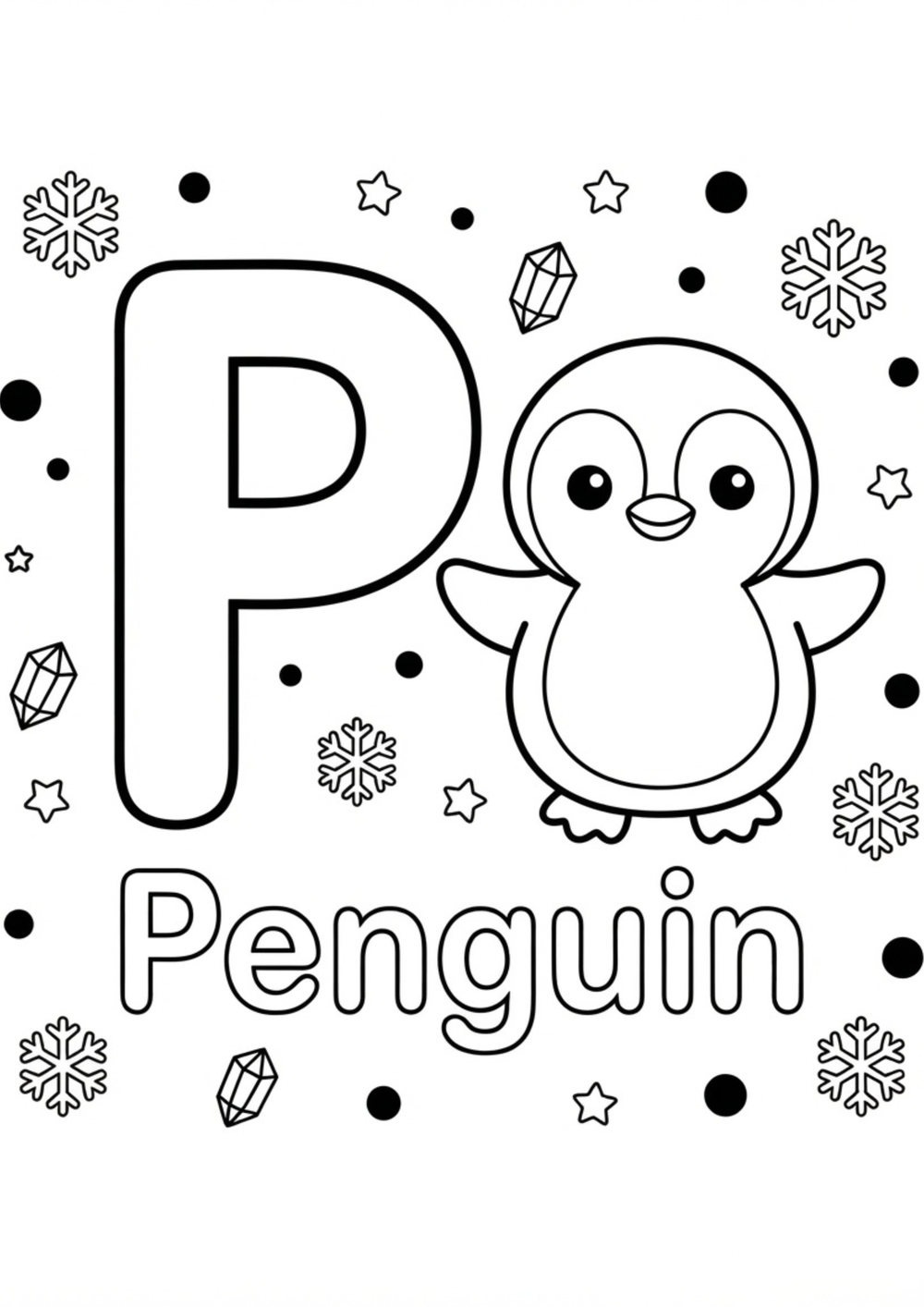 Mon Petit Abécédaire à Colorier – Apprendre l’Alphabet en S’Amusant – page 25