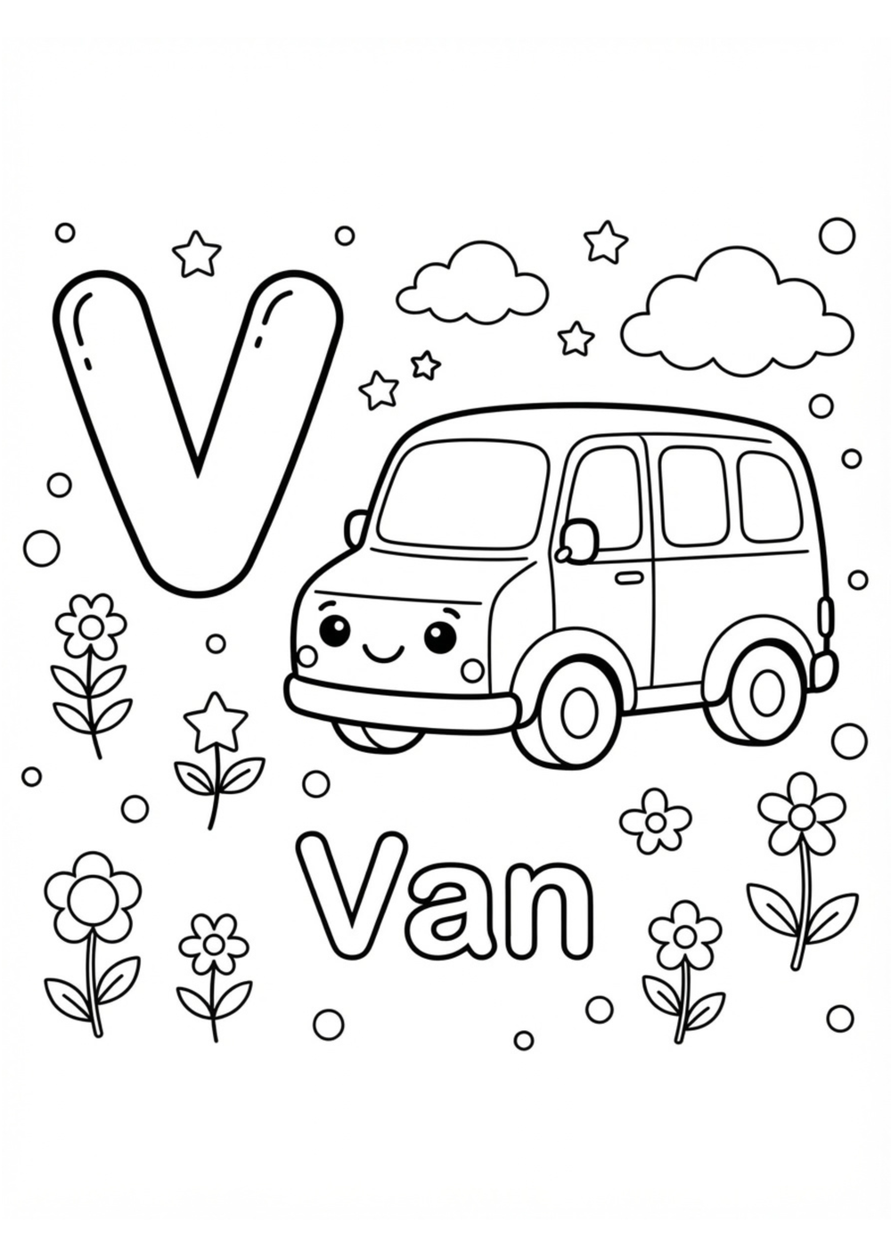 Mon Petit Abécédaire à Colorier – Apprendre l’Alphabet en S’Amusant – page 12