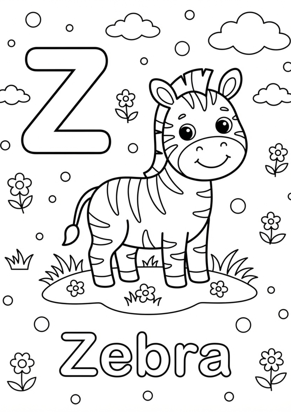 Mon Petit Abécédaire à Colorier – Apprendre l’Alphabet en S’Amusant – page 22