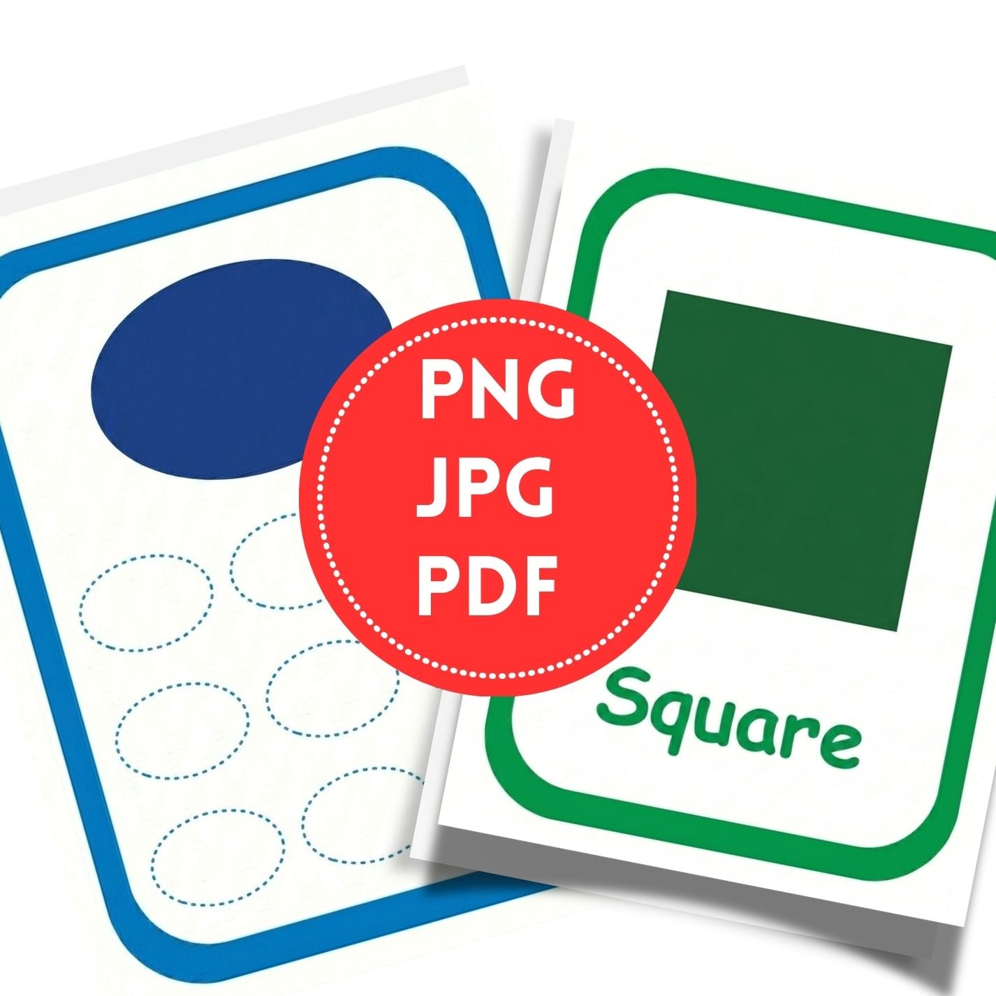 Preschool Shapes Tracing Worksheets | 20 Page Kindergarten Geometry Kit