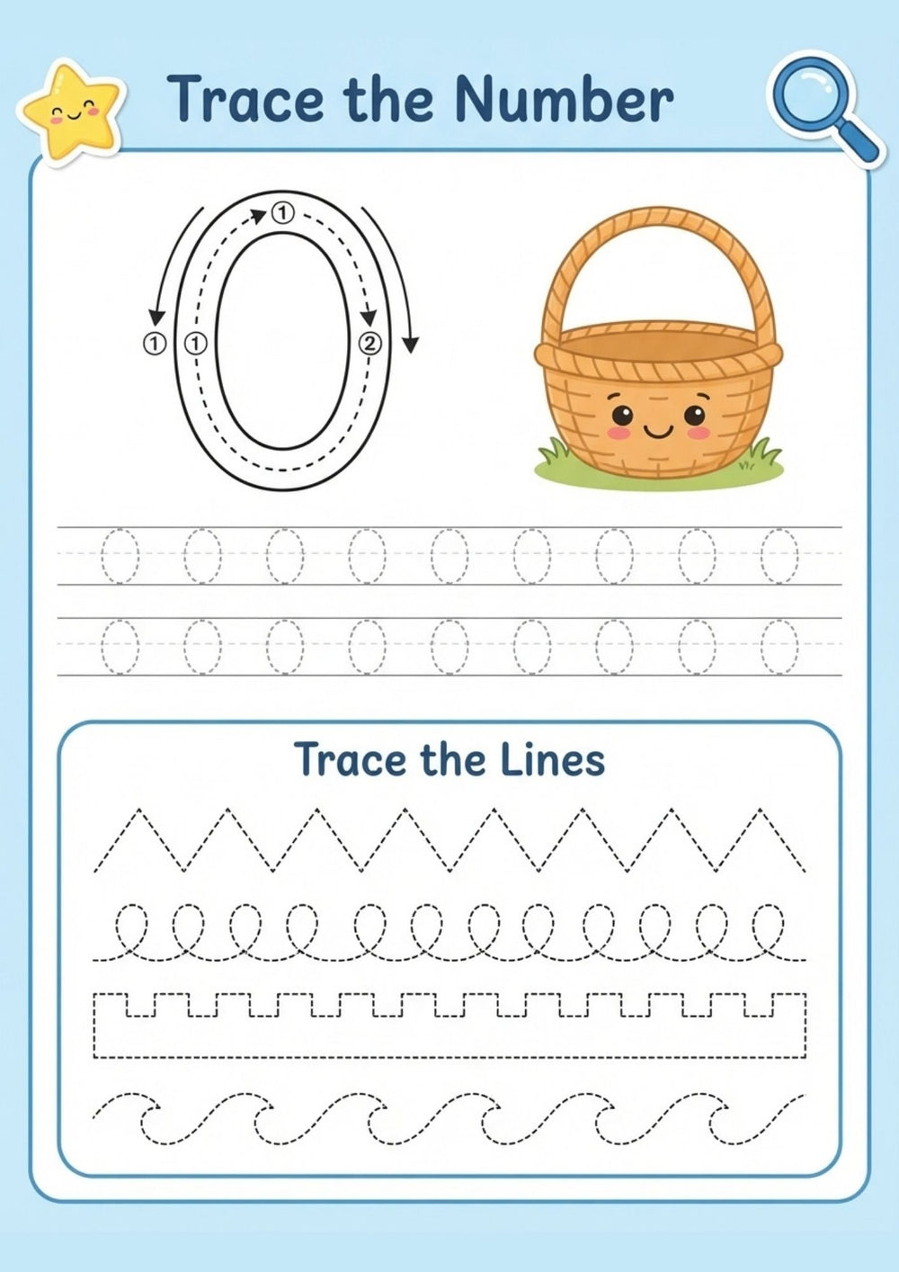 Je Trace, Je Colorie &amp; J’Écris les Chiffres ! – page 4