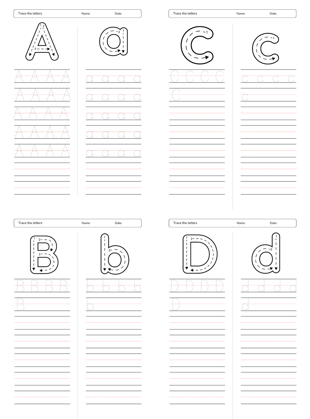Kids Alphabet Tracing | The Ultimate Practice Book