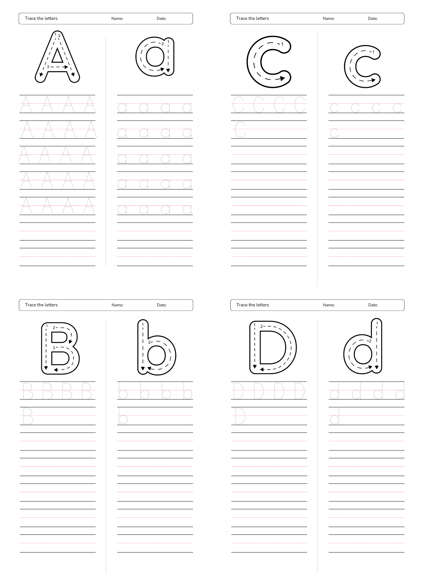 Kids Alphabet Tracing | The Ultimate Practice Book